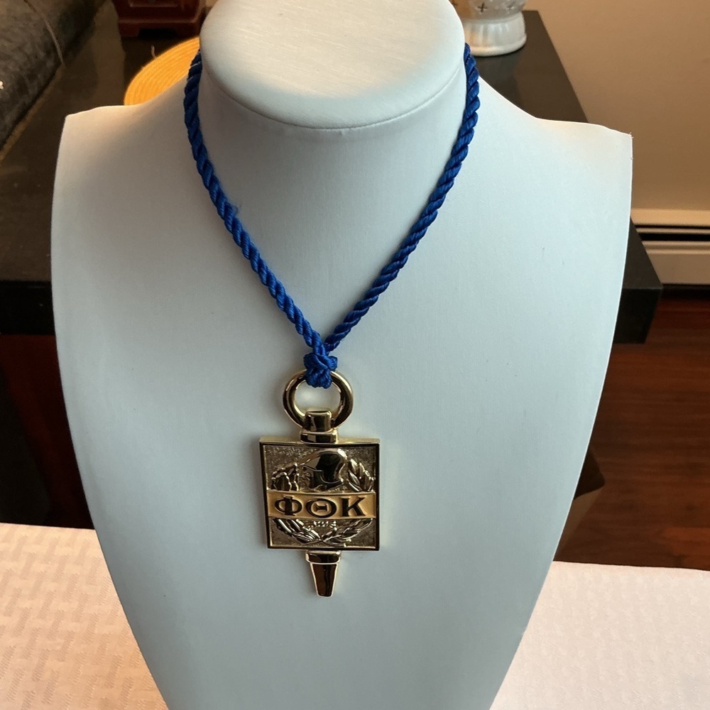 Phi Theta Kappa (PTK) Honor Society Gold Tone Pendant Necklace